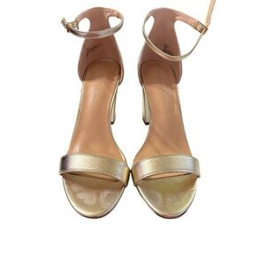 MADDEN GIRL BEELLA Gold Heels · Size 9.5